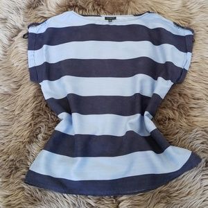 Talbots stripe blouse